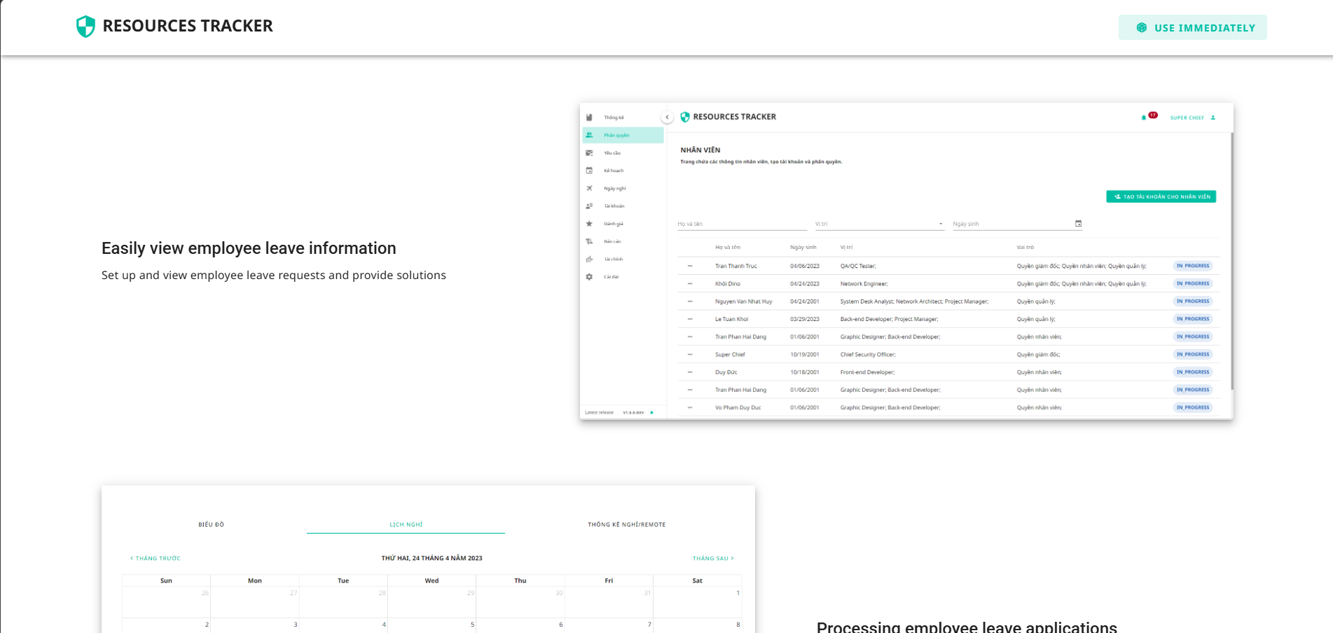 Employee Management System project preview
